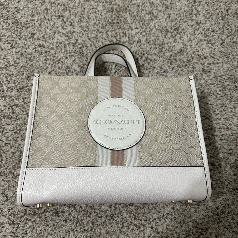 Coach Beige Tote Bag and matching wallet